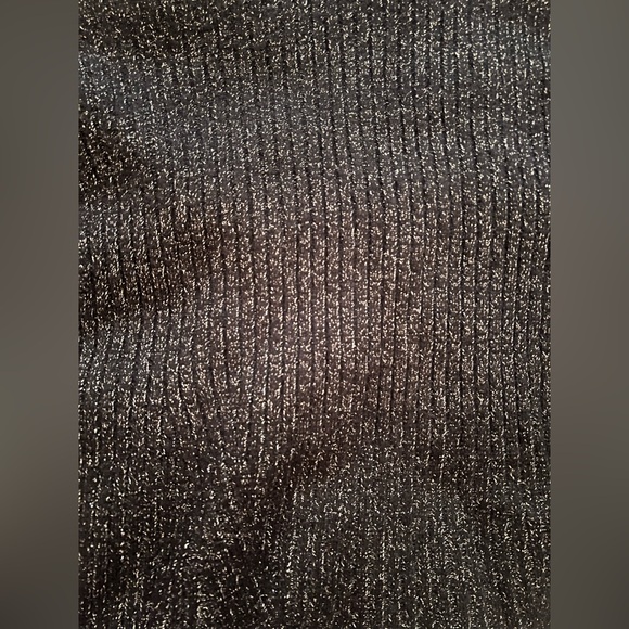 Women's Black Shimmer Sweater - Picture 3 of 5